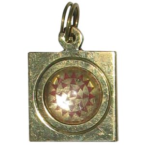 Aadhyathmik Baghlamukhi Ashtadathu Baglamukhi Yantra Mantra Astaloha Kavach Ashtalogam Pendant for Protection against Black Magic - A4911