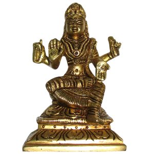 Bala Tripura Sundari Brass Idol 4 Inch - A4934