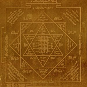 Naragosha Yantra Naraghosha Yantram Nara Disti Nivarana Yendram In Copper - S922031