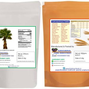 Krishna Palm Jaggery & Instant Health Mix Combo