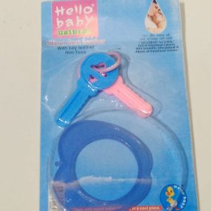 Hello Baby Silicon Gum Soother With Key Teether Non Toxic