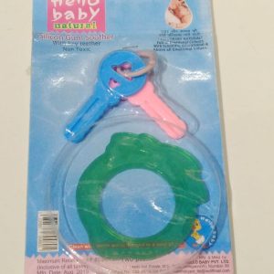 Hello Baby Silicon Gum Soother With Key Teether Non Toxic