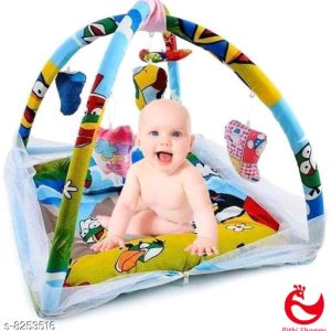 Cotton Bedding Set Play Gym with Mosquito Net