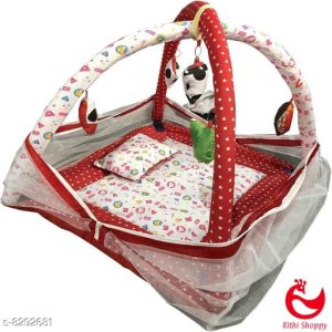 Cotton Bedding Set Play Gym with Mosquito Net