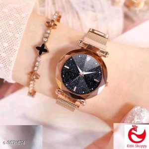 Trendy Women's Metal Watch