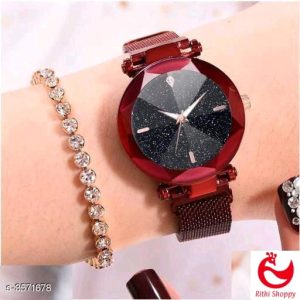 Trendy Women's Metal Watch