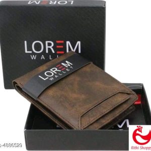 LOREM Men  Artificial Leather Wallet