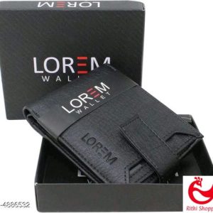 LOREM Men  Artificial Leather Wallet