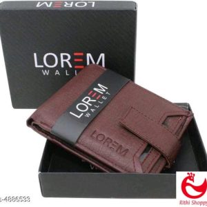 LOREM Men  Artificial Leather Wallet