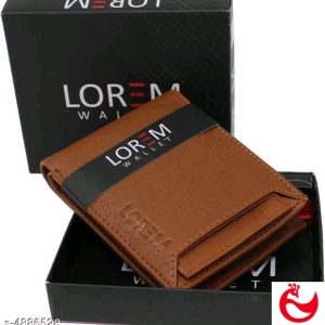 LOREM Men  Artificial Leather Wallet