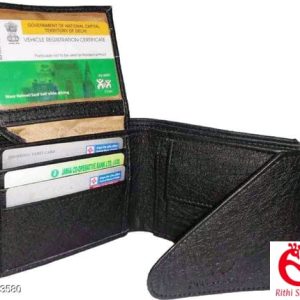 Sleek Men's Leatherette Wallet