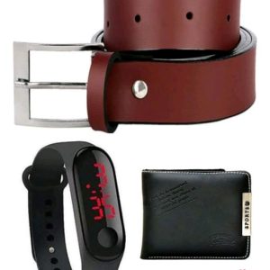 Casual Latest Men Belts And Wallet Combo