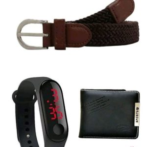 Casual Latest Men Belts And Wallet Combo