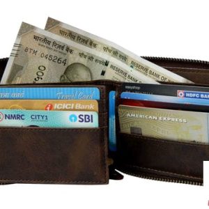 Premium Genuine Leather wallet with 10 card slots