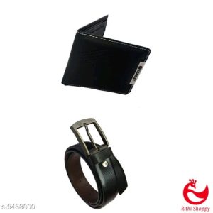 Casual Latest Men Belts And Wallet Combo