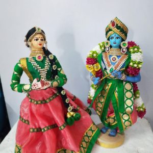 Handmade Radha Krishna Dolls