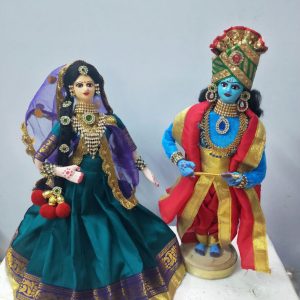 Handmade Radha Krishna Dolls