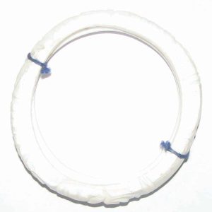 Natural Shankh Cut Shakha Pola Bangles Size 2.6 - A0205-2.6