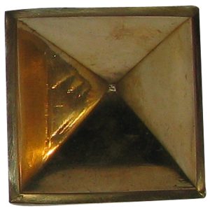 Hollow Brass Pyramid for Powerful Positive Energy Generator - A0453-B