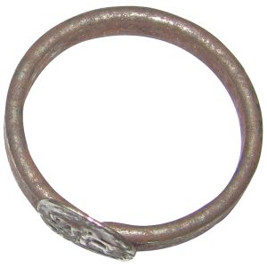 Shani Ka Chhalla, Kale Ghode Ki Naal Ring, Black Horse Shoe Iron Ring - A1144-03