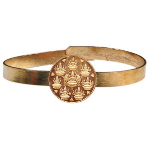 Astalakshmi Ashta Lakshmi Ashtalakshmi Eight Lakshmis Adjustable Copper Bangle Bracelet - S130062-03