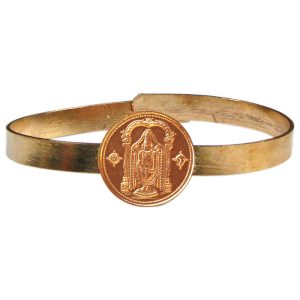 Tirupathi Tirumalavasa Lord Balaji Govinda Perumal Venkatachalapathi Venkateswara Swamy Srinivasa Adjustable Pure Copper Bangle Bracelet - S130102-03