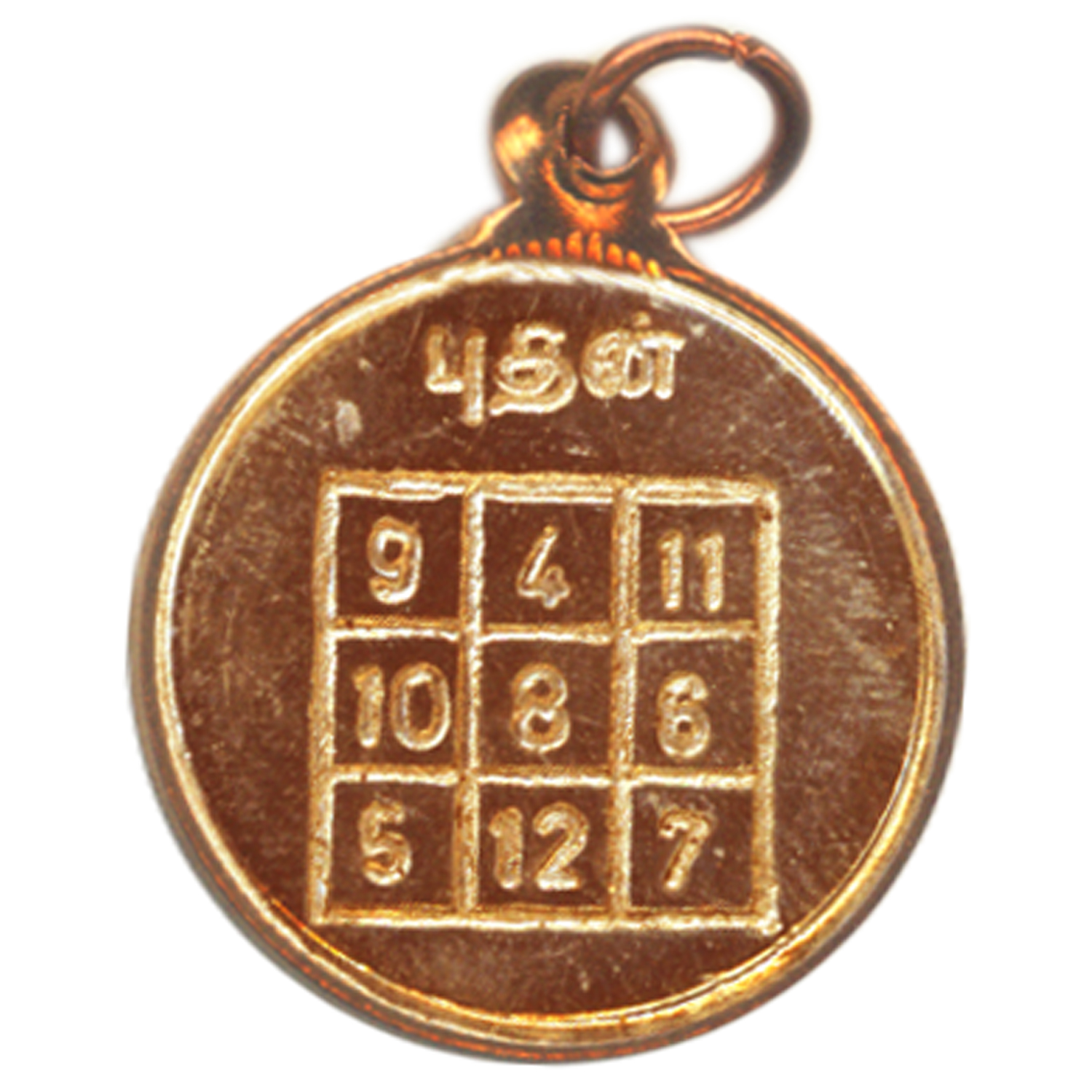 Budh Budhan The Planet Mercury Grah Dosh Nivaran Yantra Copper Pendant Kavach - S930132-02