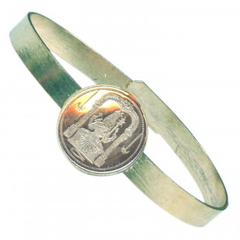 Kanchi Kamakshi Silver Bracelet Vendi Kankanam - A3031-6