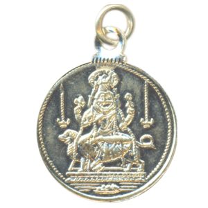 Prathyangira Devi Silver Pendant - A3054-5