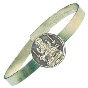 Maha Pratyangira Devi Silver Bracelet Vendi Kankanam - S930548-6