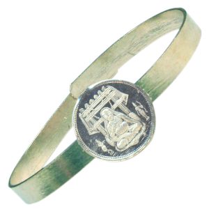 Guru Raghavendra Swamy Silver Bracelet Vendi Kankanam - A3057-6