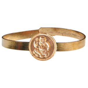 Kuber Adjustable Copper Bangle Bracelet Kubera Kankanam - S130712-03