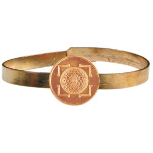 Aadhyathmik Sri Yantram Sri Yantra Sree Yantra Adjustable Copper Bracelet - S130722-03
