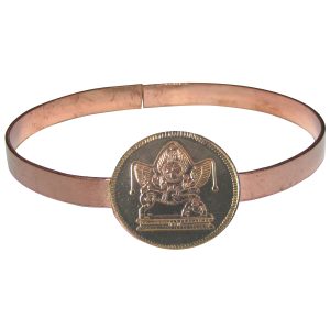 Lord Veer Sarabeswarar Sharabeshwara Sharabeshwaramurti Sharabha Sarabha Adjustable Copper Bangle Bracelet - A3115-03