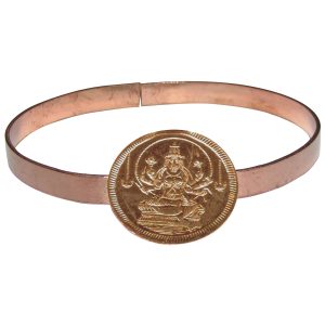Devi Varahi Ambika Barahi Varagini Adjustable Copper Bangle Bracelet - A3116-03