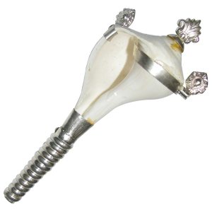 Abhishekha Dakshinavarthi Shankh With Silver Work - S940598