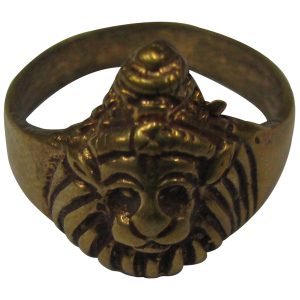 Aadhyathmik Aimpon Panchalogam Narasimha Ring Panchaloha Narasinghar Ring (5 Metals Panchadhatu) Singaperumal Ring - S943988
