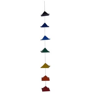 Saptha Varna (7 Colour) Plastic Pyramid Hanging - A4431