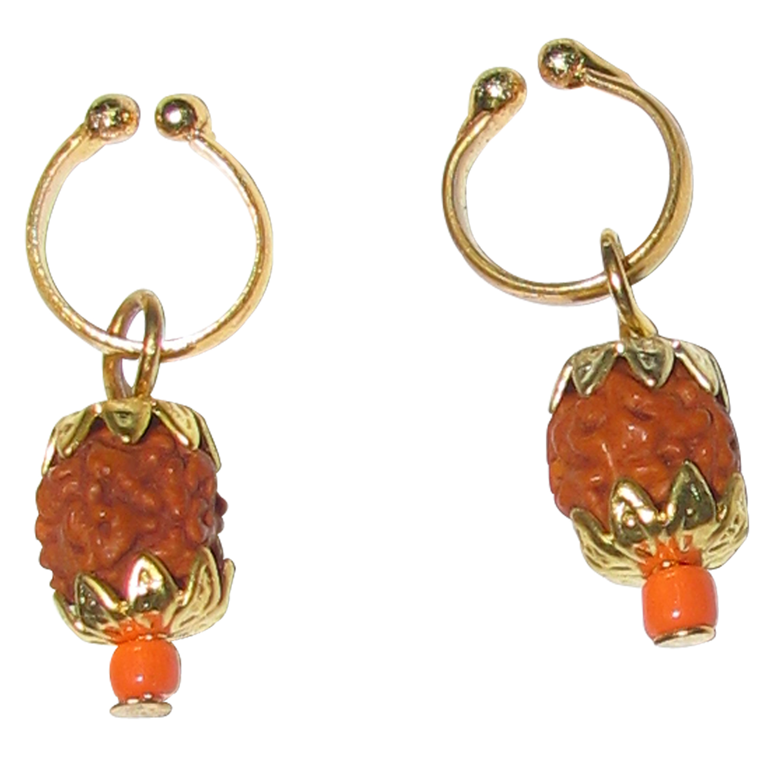Rudraksha ear stud deals