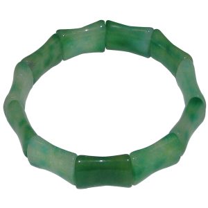 100% Natural Sphatik Green Colored Bracelet to Balance, Harmony and Growth - S945148