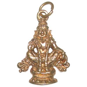 Aadhyathmik Aimpon Panchalogam Iyyappan Yoga Pose Pendant Panchaloha Ayyappa Swamy Kavach (5 Metals Panchadhatu Iyyappa Locket) - A5279
