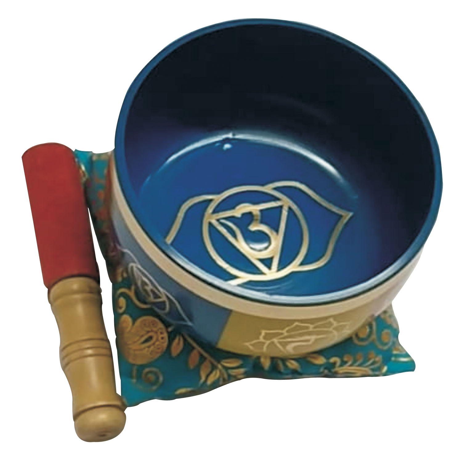 Aadhyathmik 100 Original Tibetian Singing Bowl Indigo Meditation Yoga