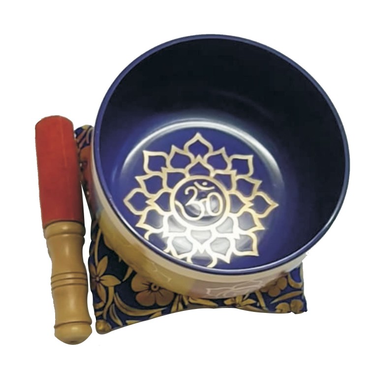Aadhyathmik 100 Original Tibetian Singing Bowl Violet Meditation Yoga