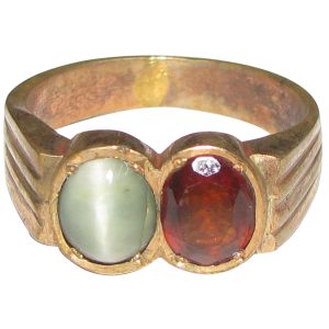 Aadhyathmik Abhimantrik Ashtadathu Bhairav Lakshmi Angooti Ashtaloha Bairav Laxmi Ring in Ashtalogam for Dhan Prapthi - S961098