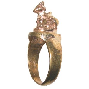 Aadhyathmik Aimpon Modhiram Vungaram Panchalogam Nandi Ring Panchaloha Nandi Modhiram Panchdathu Nandhi Angooti - S960998