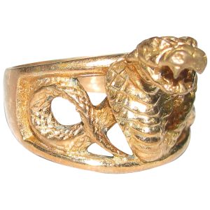 Aadhyathmik Aimpon Nagam Modhiram Panchaloha Naga Vungaram Panchdathu Nag Angooti Panchalogam Naga Ring - S961078