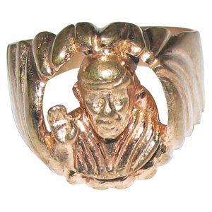 Aadhyathmik Aimpon Panchaloha Panchdathu Panchalogam Saibaba Ring - S952468