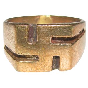 Aadhyathmik Aimpon Panchaloha Panchdathu Panchalogam Swastik Ring - S960278