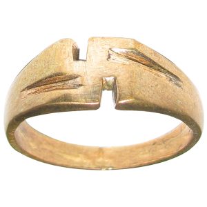 Aadhyathmik Aimpon Panchaloha Panchdathu Panchalogam Swastik Ring - S960318