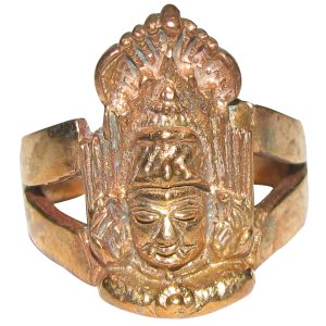 Aadhyathmik Aimpon Panchaloha Panchdathu Panchalogam Trichy Vekkali Amman Ring - S961118